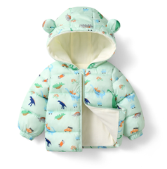 Áo khoác phao chần bông cho trẻ, áo bé trai bé gái mùa đông lạnh mùa xuân