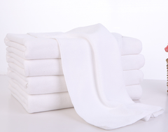 Khăn mặt khăn tắm trắng 35x75cm,  70x140cm