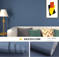 Giấy dán tường tự dính màu trơn dày chống thấm nước tự dính cho phòng ngủ ký túc xá sinh viên cho thuê nền tường giấy dán tường trang trí