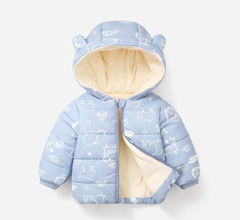 Áo khoác phao chần bông cho trẻ, áo bé trai bé gái mùa đông lạnh mùa xuân