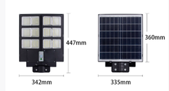 Đèn đường tích hợp năng lượng mặt trời ngoài trời HAKAQA đèn cảm ứng đèn sân vườn năng lượng mặt trời đèn đường công suất cao ngoài trời