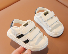Một đôi giày sandal Hàn Quốc cho bé trai mùa hè 0-3 tuổi giày trẻ mới biết đi đế mềm cho bé gái giày trẻ mới biết đi hợp thời trang 2