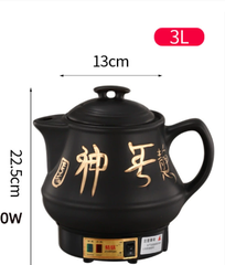 Ấm đun thuốc bằng điện tự động, nồi thuốc sắc, nồi thuốc sắc hoàn toàn tự động, nồi nấu điện, lọ thuốc Trung Quốc, nồi y tế bằng gốm gia dụng