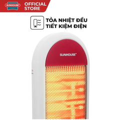 Đèn Sưởi Điện Hồng Ngoại 3 Bóng Sunhouse SHD7022 Công Suất Cao, Sưởi Làm Ấm Phòng Ngủ, Phòng Khách