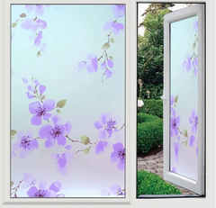 10m Giấy miếng dán kính tự dính, miếng dán kính nghệ thuật mờ đục, gia công và giao hàng theo yêu cầu