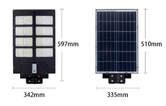 Đèn đường tích hợp năng lượng mặt trời ngoài trời HAKAQA đèn cảm ứng đèn sân vườn năng lượng mặt trời đèn đường công suất cao ngoài trời