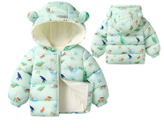 Áo khoác phao chần bông cho trẻ, áo bé trai bé gái mùa đông lạnh mùa xuân