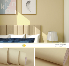 Giấy dán tường tự dính màu trơn dày chống thấm nước tự dính cho phòng ngủ ký túc xá sinh viên cho thuê nền tường giấy dán tường trang trí