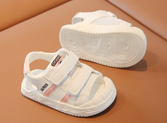 Một đôi giày sandal Hàn Quốc cho bé trai mùa hè 0-3 tuổi giày trẻ mới biết đi đế mềm cho bé gái giày trẻ mới biết đi hợp thời trang 2