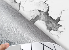 Xốp dán tường đá cẩm thạch tự dính phòng khách bếp nền dày giấy dán tường chống thấm nước chống ẩm váy giấy dán tường phòng tắm