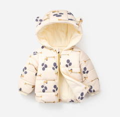 Áo khoác phao chần bông cho trẻ, áo bé trai bé gái mùa đông lạnh mùa xuân