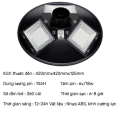 Đèn Năng Lượng Mặt Trời Đĩa Bay, Đèn LED Trang Trí Sân Vườn, Cảm Biến Chuyển Động, Kháng Nước