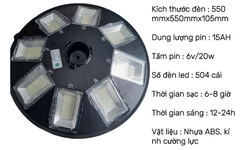 Đèn Năng Lượng Mặt Trời Đĩa Bay, Đèn LED Trang Trí Sân Vườn, Cảm Biến Chuyển Động, Kháng Nước