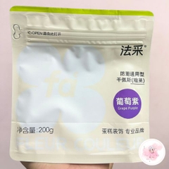 Gumpaste Fleur Couleur trắng hương sữa – Kẹo đường tạo hình hoa lá