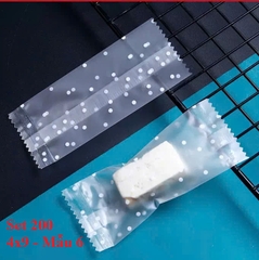 (Thanh lý) 100 Túi Kẹo Trang Trí 4x9cm Nhiều Mẫu – Túi Gói Bánh Kẹo Handmade, Túi Gói Quà Mini