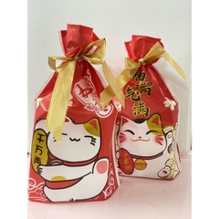 Túi đựng kẹo rút nơ các mẫu (set 50 túi)