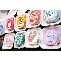 Hộp bả mía đựng bánh Bento.