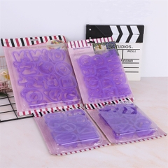 Combo 3 bộ nhấn chữ, số tím - chữ + số (chữ 5cm, số 5cm, chữ 3cm)