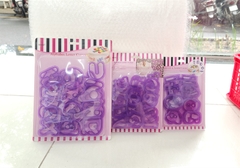 Combo 3 bộ nhấn chữ, số tím - chữ + số (chữ 5cm, số 5cm, chữ 3cm)