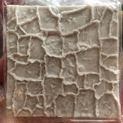 Khuôn silicon Miếng vân sỏi đá trắng (10*10cm)