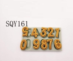 Khuôn silicon chữ hoa/số 2.3cm*1.3cm mẫu