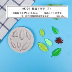 Khuôn Silicon 6 lá khuôn tròn - MM-4403