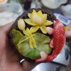 Khuôn Silicon Khuôn sen lá hoa