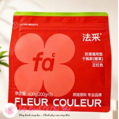 Gumpaste tạo hình Fleur Couleur (kẹo đường) Màu trắng thông dụng