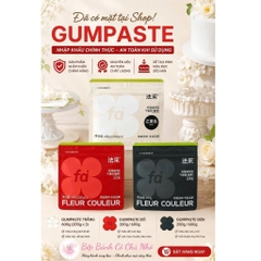 Gumpaste tạo hình Fleur Couleur (kẹo đường) - Màu đen