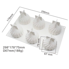 Khuôn Silicone Làm Bánh Mousse hình tròn
