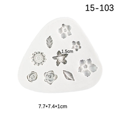 Khuôn Silicon hoa nhí khuôn tam giác