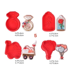 Set 4 Khuôn Nhựa nhấn Bánh Quy các mẫu