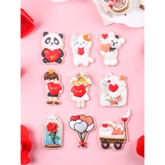 Set 4 Khuôn Nhựa nhấn Bánh Quy các mẫu