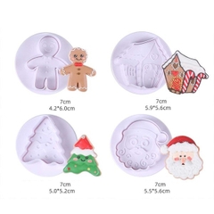 Set 4 Khuôn Nhựa nhấn Bánh Quy các mẫu