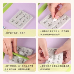 Dao Miết Fondan, Bột Màu Xanh Cốm