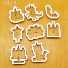 Khuôn nhựa Kỳ lân bánh quy