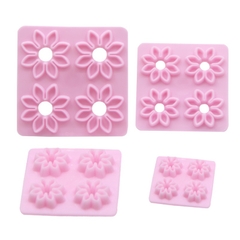 Khuôn Bánh Quy Fondant hoa hướng dương, hoa cúc