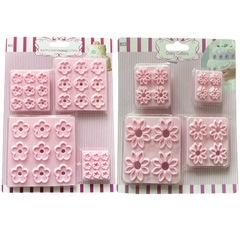 Khuôn Bánh Quy Fondant hoa hướng dương, hoa cúc