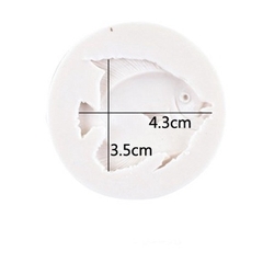 Khuôn silicon cá chim 4.3cm*3.5cm
