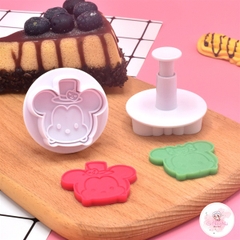 Bộ khuôn cắt bánh quy hoạt hình 3D mới Chuột Mickey (THM076)