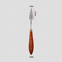 Bay hàn quốc Hwahong - Bay pha màu, bay lấy màu, bay tán màu vẽ tranh, cán nâu lẻ nhiều size