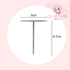 Dù Inox bắt hoa bánh kem đường kính 5cm
