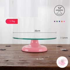 Bàn xoay mặt kính