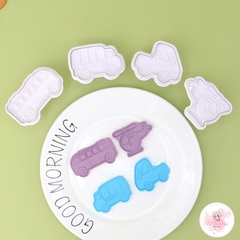 Bộ 4 khuôn nhấn phương tiện giao thông