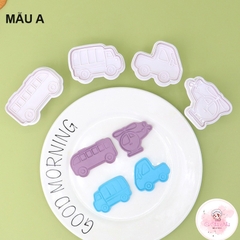 Bộ 4 khuôn nhấn phương tiện giao thông