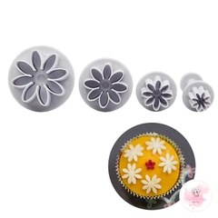 Khuôn Lò Xo dập nổi - 4 Hoa Cúc