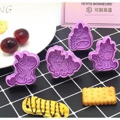 Khuôn nhấn cookies hình unicorn