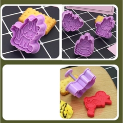 Khuôn nhấn cookies hình unicorn