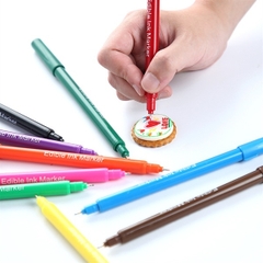 Bút vẽ thực phẩm trắng, vàng, bạc