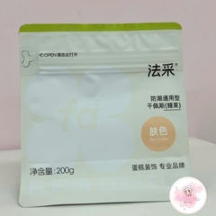 Gumpaste Fleur Couleur trắng hương sữa – Kẹo đường tạo hình hoa lá